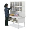 Safco E-Z Sort Additional Mail Trays, 5 Shelves, 11 x 12.5 x 0.5, Gray 7753GR